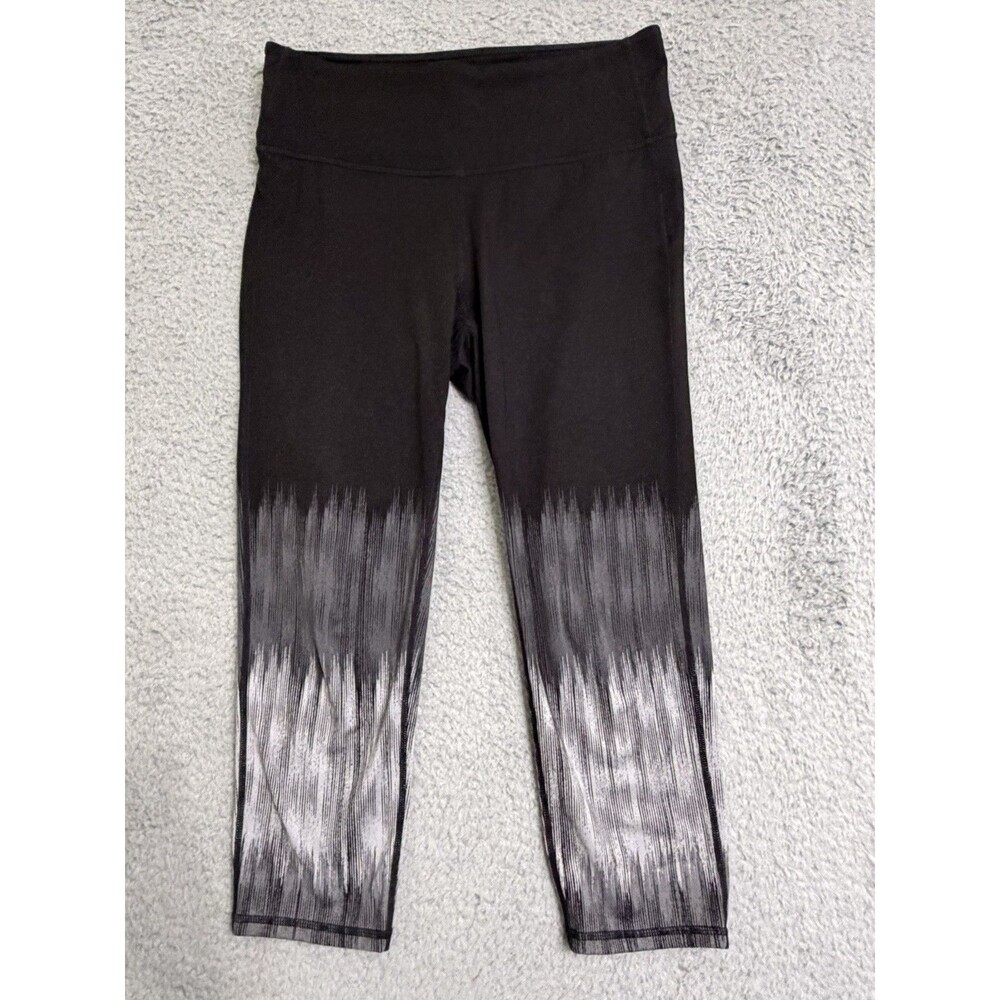 Athleta Charutanga Cropped Black Ombré Leggings Size Small, Soft